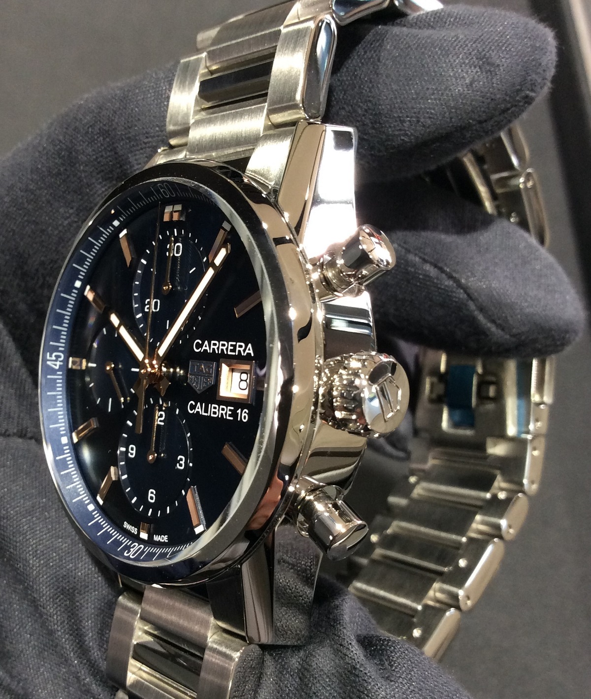 タグ・ホイヤー(TAG Heuer) カレラ キャリバー16 ブルーダイヤル